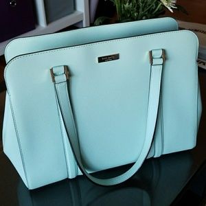 Kate spade light blue tote bag